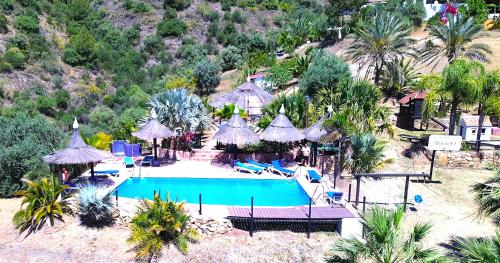 Tiny house 12m2 in holiday park with 55 m2 pool, Tolox (Foto 4)