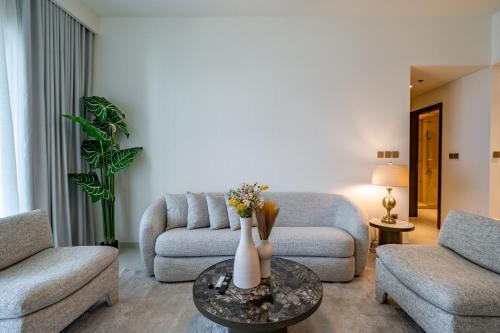Homes Beyond I Seaside 1BR Retreat with Beach Access, Dubaj (fotografie 4)