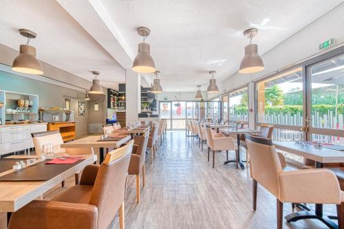 Atoll Hotel Logis Angers, Beaucouze - 레스토랑