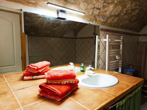 Bathroom, La Terrasse de la Citadelle in Sisteron