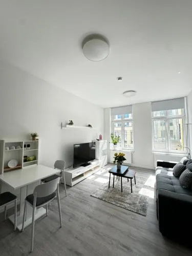 Modernes Apartment am Marienplatz in Schwerin, Deutschland