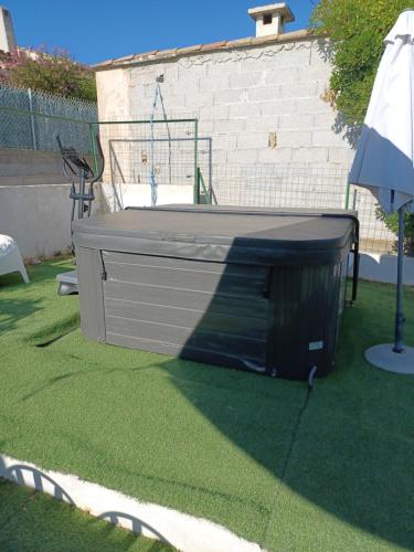 Uitzicht, Love room option jacouzzi à la mer (Love room option jacouzzi a la mer) in Le Mouranier