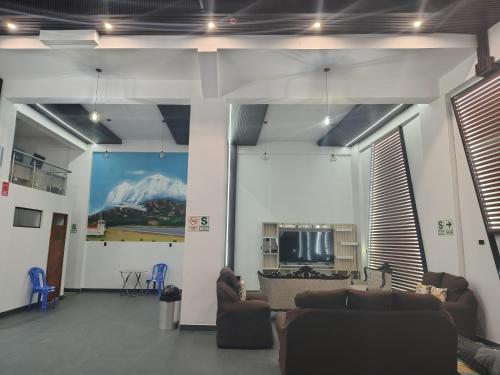 共用Lounge/電視區, Hotel El Castor in 塔里卡