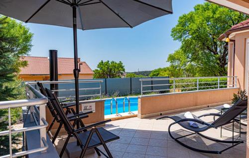 Балкон/тераса, Holiday Home NIKO in Badanj
