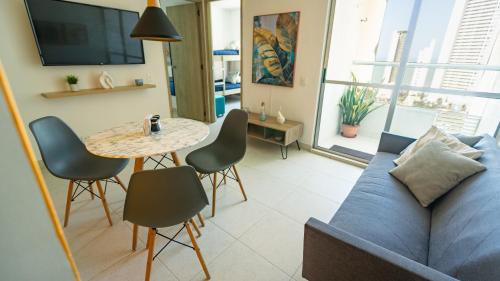 Shared lounge/TV area, Apartamento Oasis Cartagena in Torices