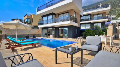 Three-Bedroom Villa room in Kalkan 3 Bedroom Villa - 3686