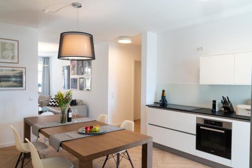 Kitchen, Ferienwohnung An der Stadtmauer in Bad Staffelstein