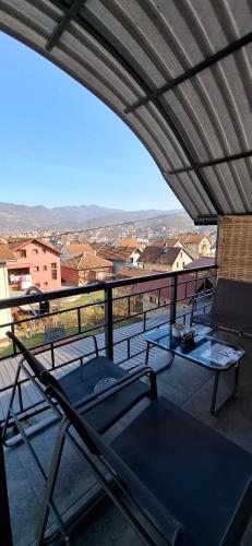 balkon/terras, APARTMENTS IVANOViC CENTER CITY in Bajina Basta