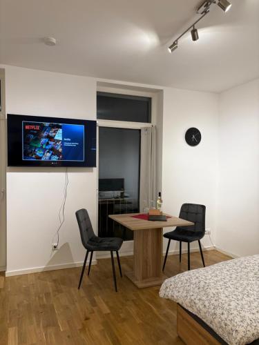 บริการและสิ่งอำนวยความสะดวก, Modernes Serviced Apartment Wohnglück 1 (Modernes Serviced Apartment Wohngluck 1) in อันสบัค
