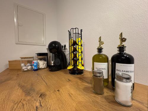 อาหารและเครื่องดื่ม, Modernes Serviced Apartment Wohnglück 1 (Modernes Serviced Apartment Wohngluck 1) in อันสบัค