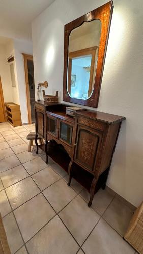 入口, Chalet apartment & mountain view in 薩斯欽普拉蒂高