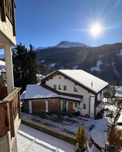 景觀, Chalet apartment & mountain view in 薩斯欽普拉蒂高