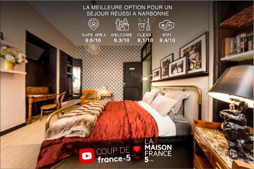 RétroMirabeau - CHAMBRE Suite & APPARTEMENTS de Charme - Localisation Prémium - Chambre d'hôtes - Narbonne
