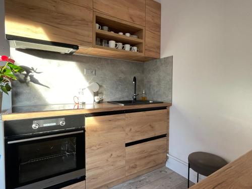 Konyha, Apartmán Kubín (Apartman Kubin) in Dolny Kubin városközpont