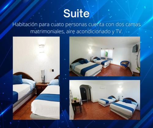 2 double beds
