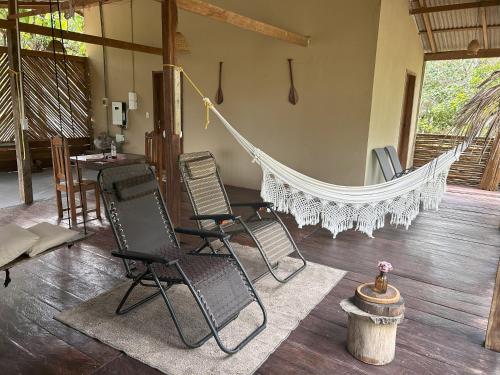 Erkély/terasz, Ponta Poranga Jungle Lodge in Manaus Suburbs