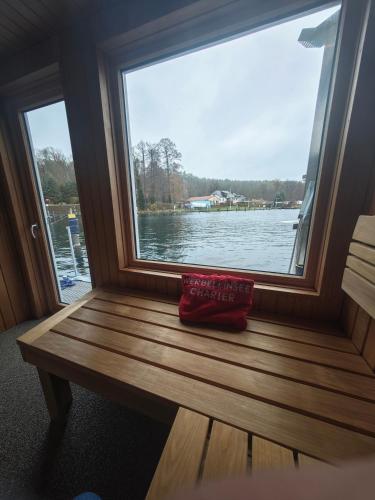 Szauna, Hausboot Rollyboot in Joachimsthal