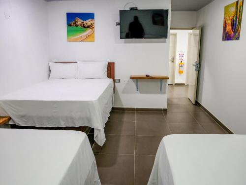 2 double beds