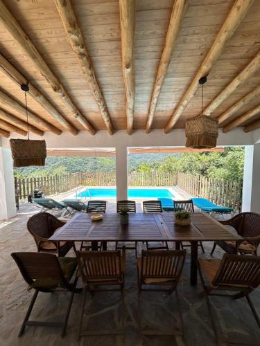 Balkons/terase, Casa rural Monte Dio in Jubrike