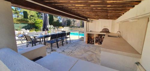 Facilities, Villa vue mer a Antibes classee 4 etoiles-Piscine chauffee in Trois Moulins