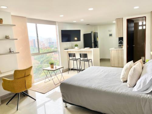 Modern furnished loft in el Poblado, Medellín (fotografie 2)