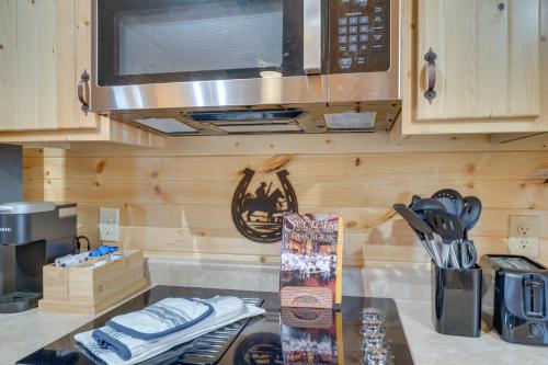 Porch and Pond Views La Grange Cabin Retreat! in La Grange