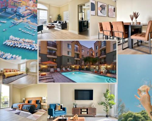 Modern Top Floor 3BD 3BA Condo Marina del Rey, Los Angeles