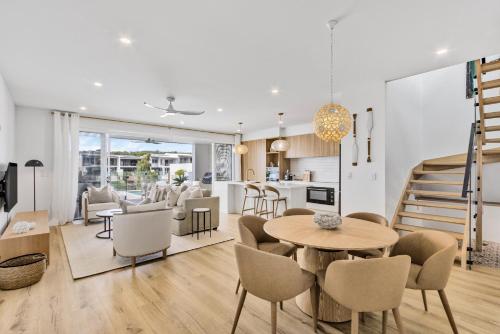 Stylish 4-Bed Waterfront Home with Private Pool