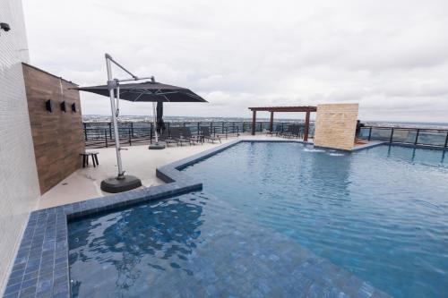 마나우스 Flat particular no Hotel Intercity Manaus 3성급 호텔 전망