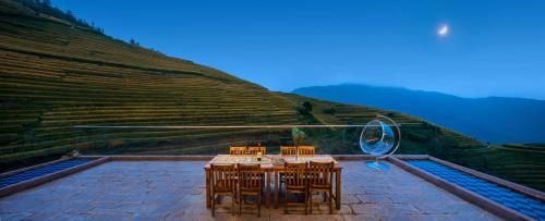 شرفة/ تراس, Longji B&B in Cloud in Longsheng County