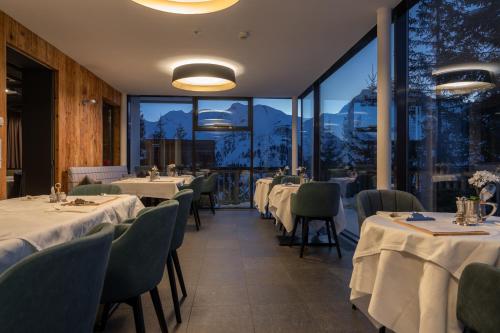 ห้องอาหาร, Hotel Burgwald - Ski In & Ski Out in โอเบอร์เลช