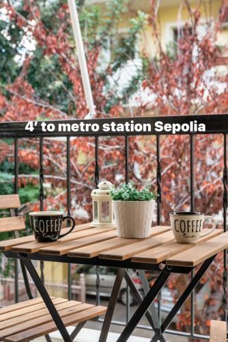 City Break Apartment 4' to Metro, Афины