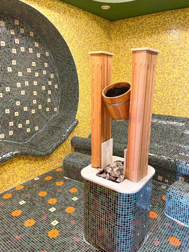 Sauna, Lázeňský a Wellness hotel NIVAMARE (Lazensky a Wellness hotel NIVAMARE) in Pozlovice