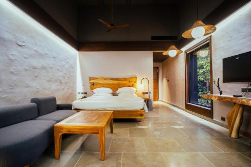 1 double bed