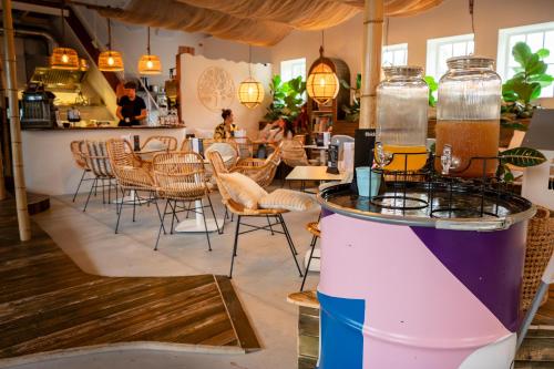 ห้องอาหาร, Ouder-kind B&B Droomzacht - Natuurkamer in เอพ