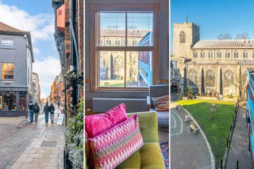 Kilátás, Swift Host - 2 Bedrooms - Norwich Lanes Duplex - Central - Great Location - Parking in Mancroft