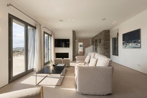 jaettu olohuone/TV alue, Blue Serenity Villas in Santa Maria