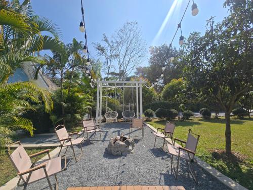 Garden, Baan Fah Chiangrai 2 Bedroom Private House near Choui Fong Tea Plantation