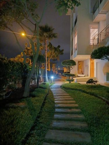 Garden, CASABAY Sidi Rahal, appartement avec acces direct a la plage et vue sur piscine in Sidi Rahal
