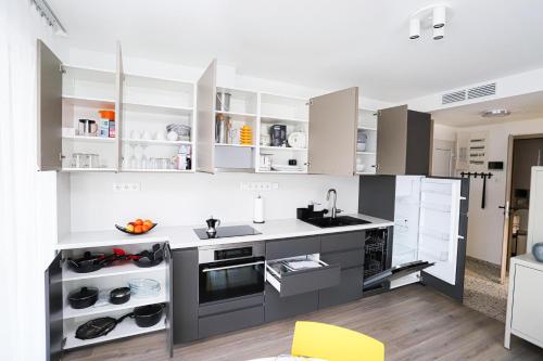 Konyha, Pelso Beach Balatonlelle, Seaside Apartman in Balatonlelle