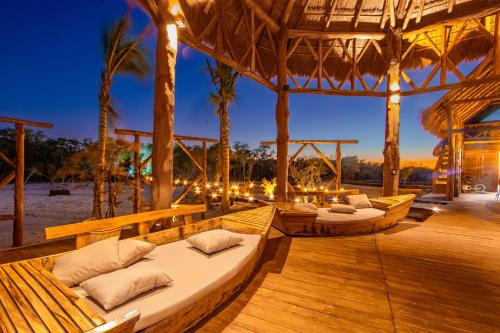 Iekārtas, LOB LOB Cabañas (LOB LOB Cabanas) in Dzilam De Bravo