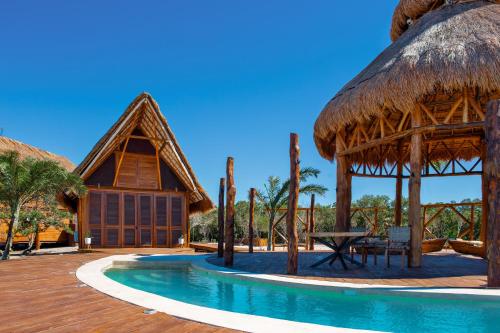 Viesnīcas āriene, LOB LOB Cabañas (LOB LOB Cabanas) in Dzilam De Bravo