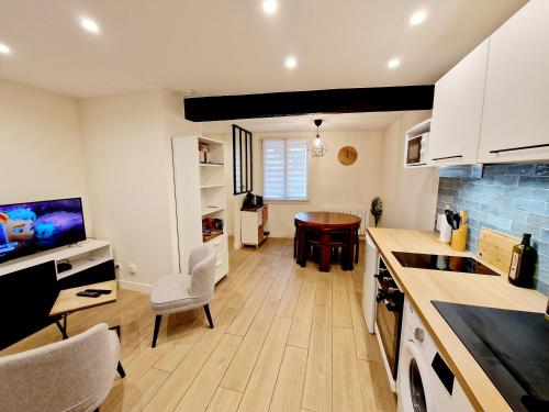 Iekārtas, Studio cosy Proche Lyon Arrivée autonome (Studio cosy Proche Lyon Arrivee autonome) in Fleurieu-sur-Saone (Rhone-Alpes)