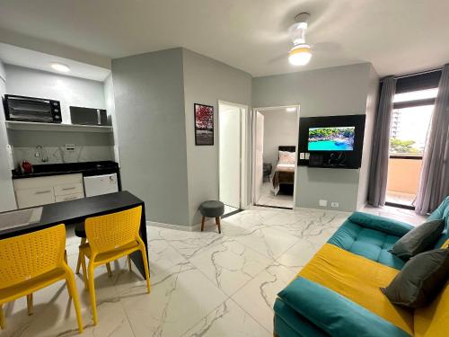 Studio decorado c/ garagem - Metrô, São Paulo