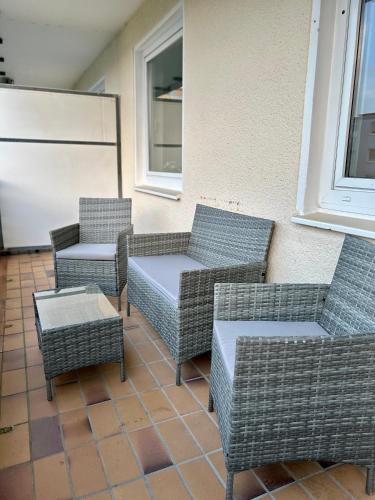 Terraza/balcón, Wohlfühl-Apartment mit großem Balkon, Netflix & Games (Wohlfuhl-Apartment mit großem Balkon, Netflix & Games) in Barsinghausen