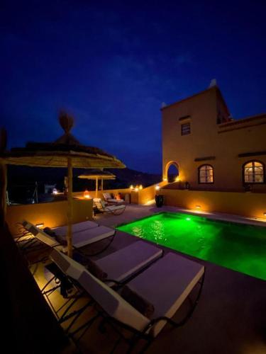 花園, Kasbah Isfoula and spa in 班哈都
