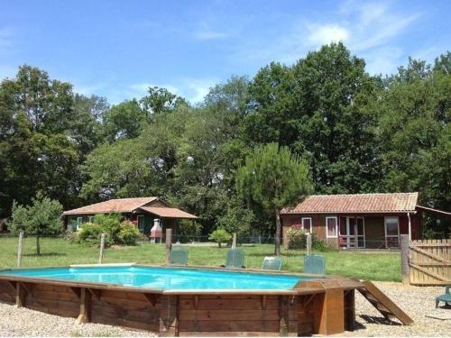 Chalet ATHOS à la ferme gîte à louer Monclar-sur-Losse