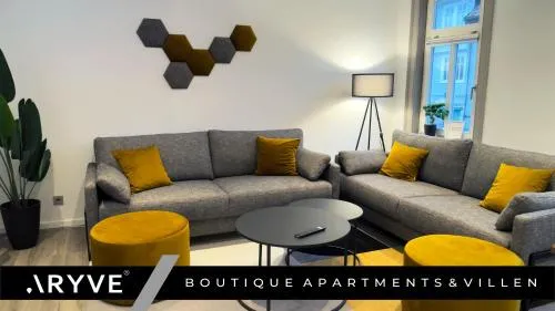 ARYVE Design-Boutique Apartment am Markt von Waltershausen im Thüringer Wald - Design-Interieur, Netflix, WLAN in Waltershausen, Deutschland