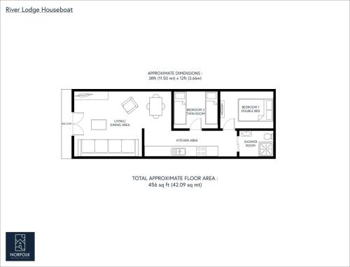 Thurne River Lodge Houseboat Max 4 in Dilhema