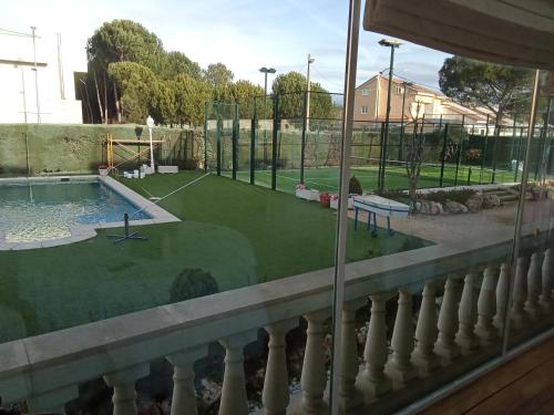 حديقة, Habitaciones La casona Imperial in الاسكوريال